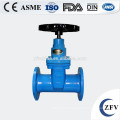 Soft sealing cast iron stem gate valve